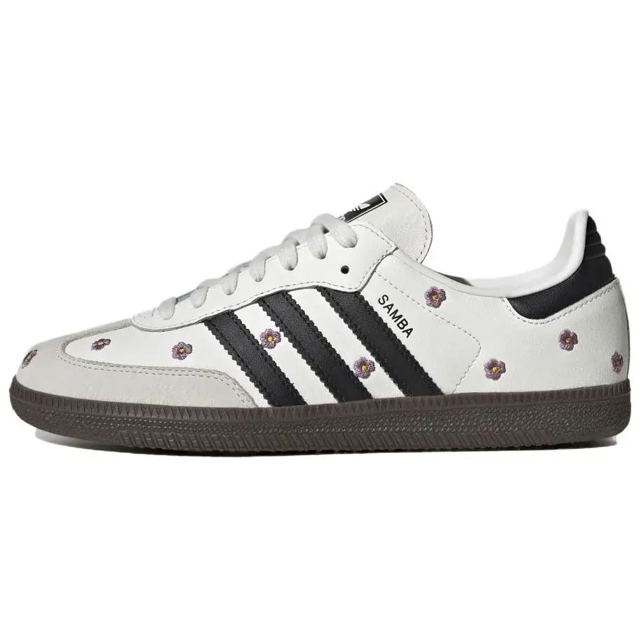 Samba Wmns Adidas Originals Og 'White Floral Embroidery' Women's