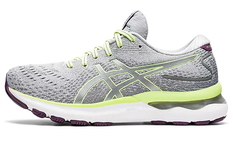 ASICS Gel Nimbus 24 'Piedmont Grey Lime Green' Women's