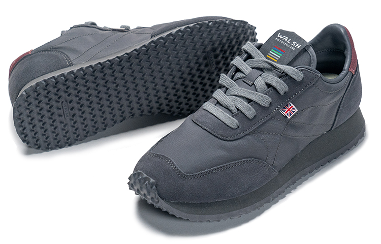 Norman Walsh Retro Sports Suede, Nylon Cushioning Slip Resistant Abrasion Resistant Low top Running Shoes Unisex