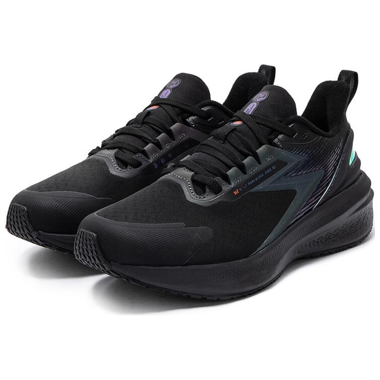 361° Rain Screen 7.0 Cushioning Slip Resistant Abrasion Resistant Low top Running Shoes Men’s Black