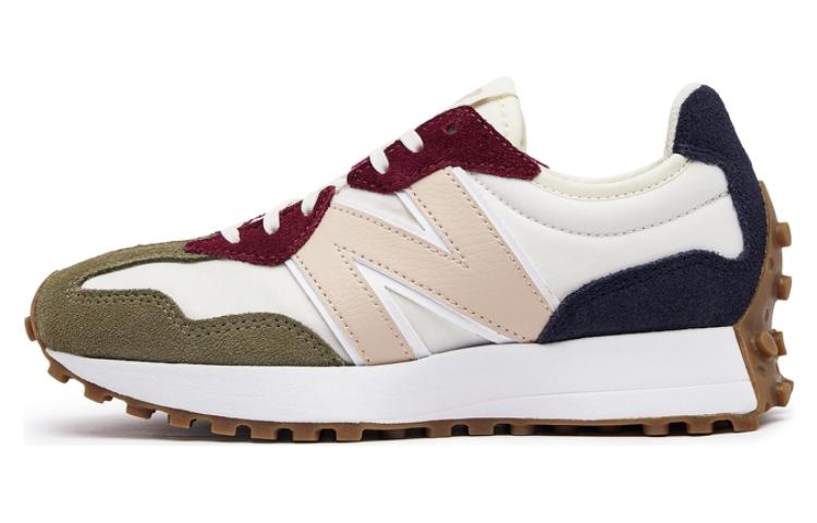 Женские кроссовки New Balance WS327CK1 (бело-зелено-красные)