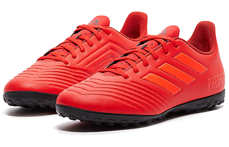 Мужские кроссовки adidas Predator19.4 TF (красно-черные) — фото 3