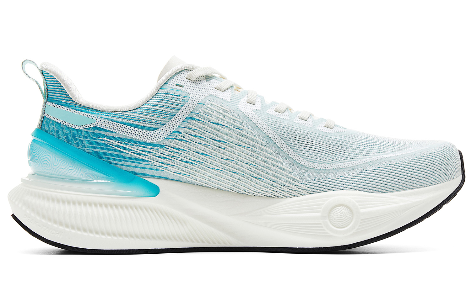 PEAK Taichi 7.0 PRO Cushioning Slip Resistant Abrasion Resistant Low top Training Running Shoes Men’s Milk White Blue