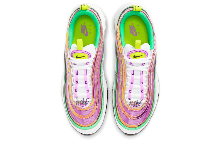 Женские кроссовки Nike Air Max 97 (бело-розовый) — фото 5