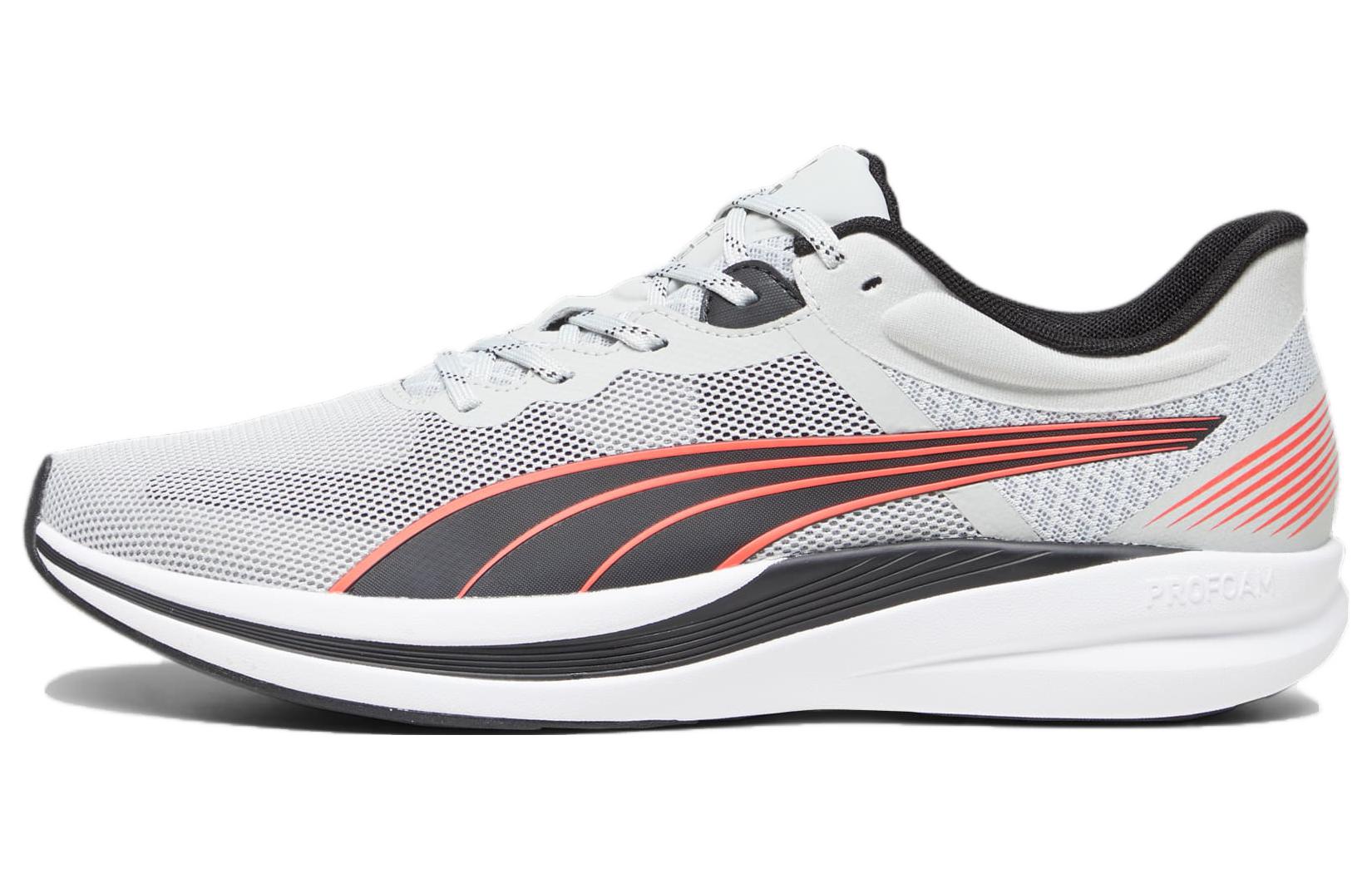 PUMA Redeem Profoam Cushioning Low top Running Shoes Unisex White Orange