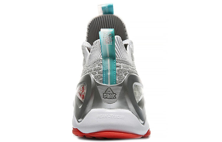 RENMINRIBAO x PEAK Abrasion Resistant Breathable Low top Running Shoes Men’s White Gray