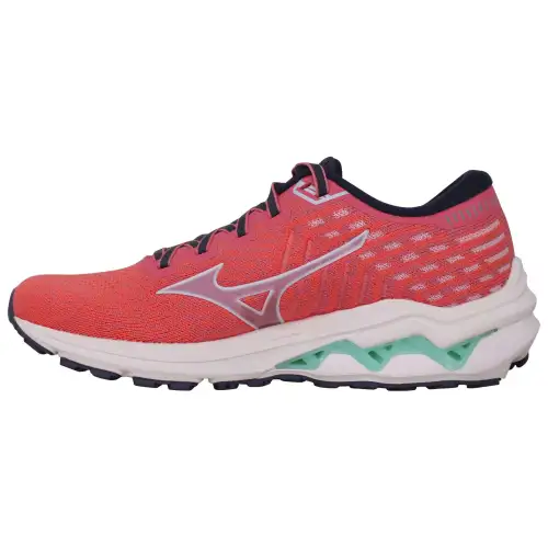 Mizuno Wave Inspire 17 Running Shoes Women's Low Top Pink/Red