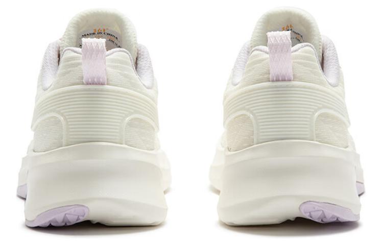 361° Sharp Teeth Comfortable Cushioning, Wear Resistant Low top Running Shoes Women’s White Purple