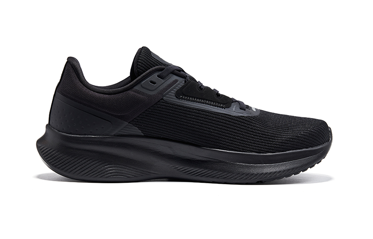 Saucony VESSEL Vite Lightweight Cushioning Breathable Low top Running Shoes Unisex Black