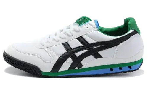 Onitsuka Tiger Ultimate 81 Cushioning Slip Resistant Abrasion Resistant Low top Casual Shoes Unisex Black Green White