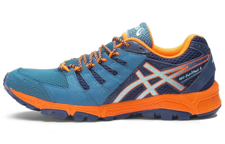 ASICS Gel Fujiattack 5 Running Shoes Men's Low Top Haze Blue