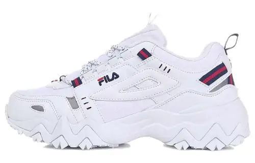FILA Oakment Tr Comfortable Round Toe Cushioning Low top Running Shoes Unisex White