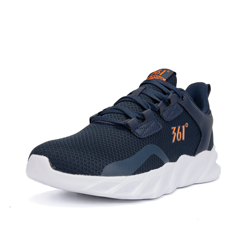 361° Slip Resistant And Breathable Slip Resistant And Breathable Low top Running Shoes Men’s Blue Orange