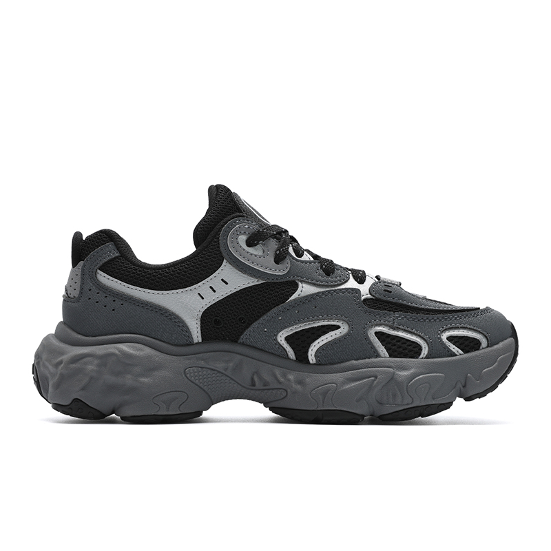 FILA TORNADO Textile, Synthetic Leather Low top Casual Running Shoes Women’s Gray Black