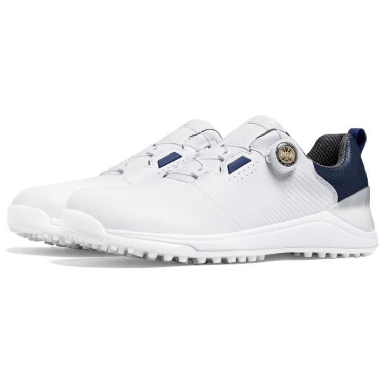 PGM Abrasion Resistant Low top Golf Shoes Men’s White Blue