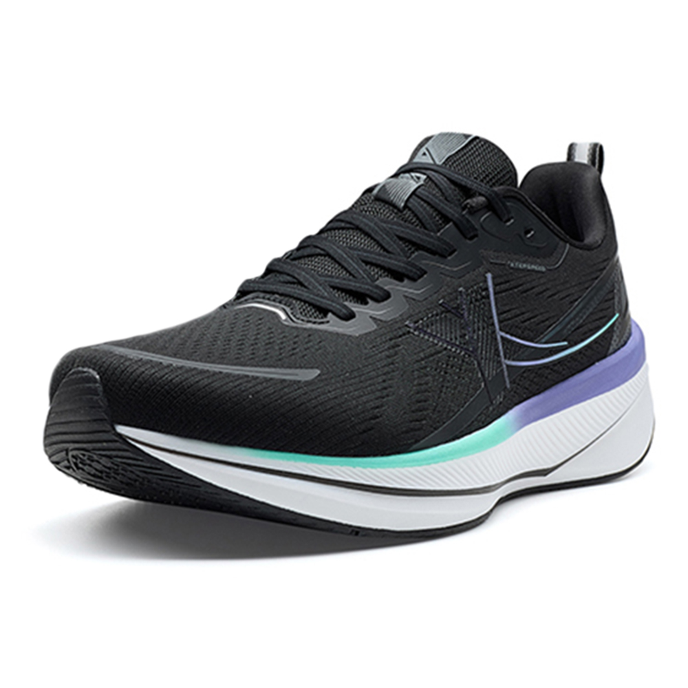 XTEP 6.0 Speed Cushioning Breathable Lightweight Low top Sprint Running Shoes Men’s Black