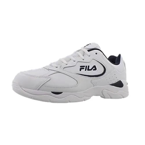 FILA Comfortable Round Toe Cushioning, Wear Resistant Low top Shoe Men's White