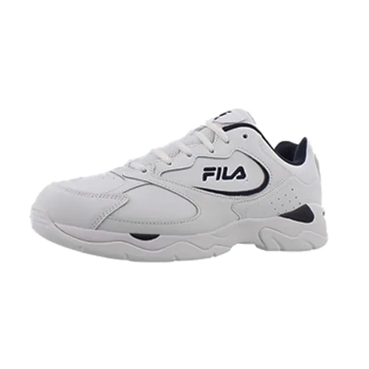 FILA Comfortable Round Toe Cushioning, Wear Resistant Low top Shoe Men's White