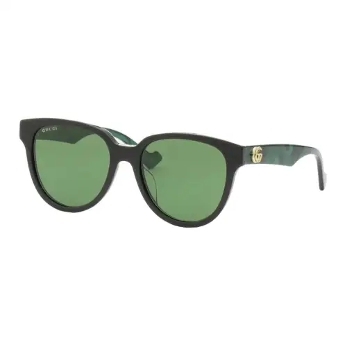 GUCCI Retro Round Acetate Frame Sunglasses Black