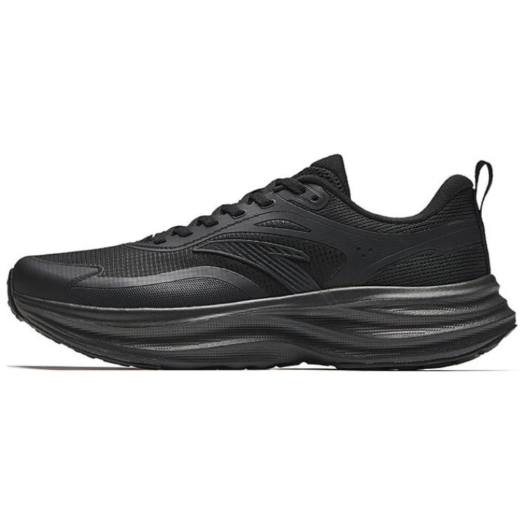 Anta Light Cloud Comfortable And Trendy Fabric Low top Running Shoes Men’s Black