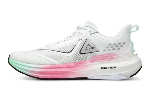 PEAK Taichi 6.0 Running Shoes Men's Low Top White/Pink Purple