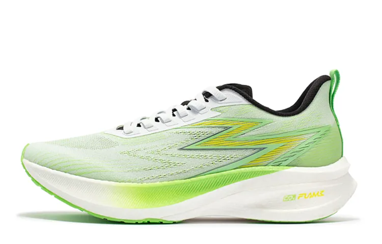 361° Flame 1.5 Low top Training Sprint Running Shoes Unisex White Green