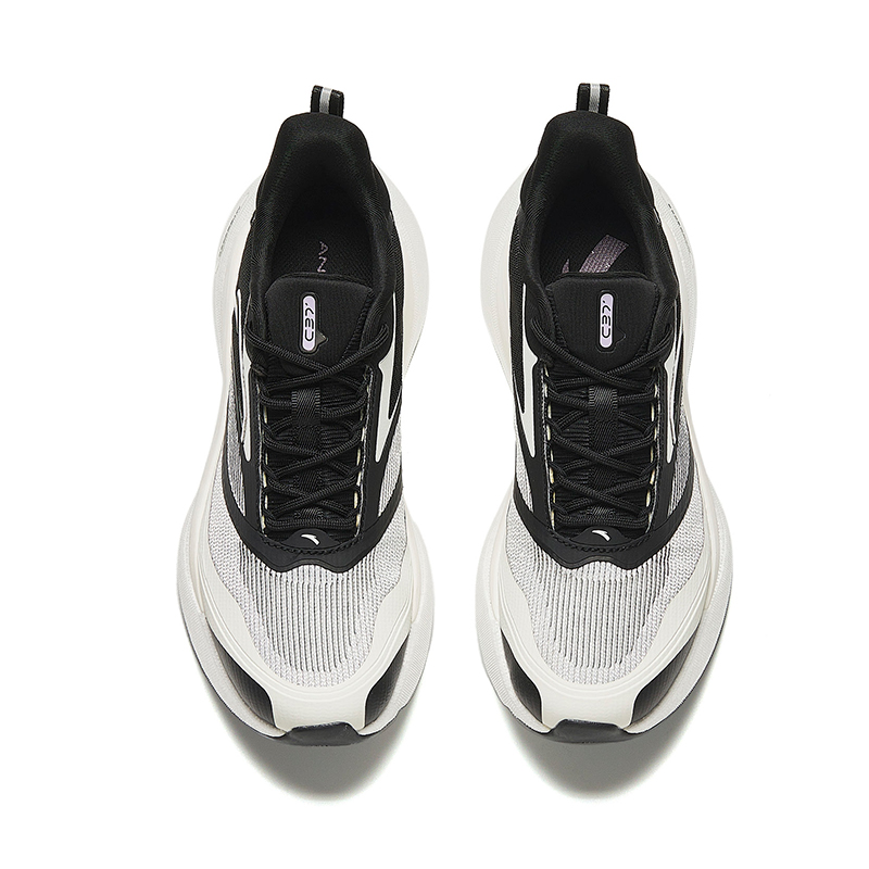 Anta C37 Fourth Generation Abrasion Resistant Low top Running Shoes Women’s Black White