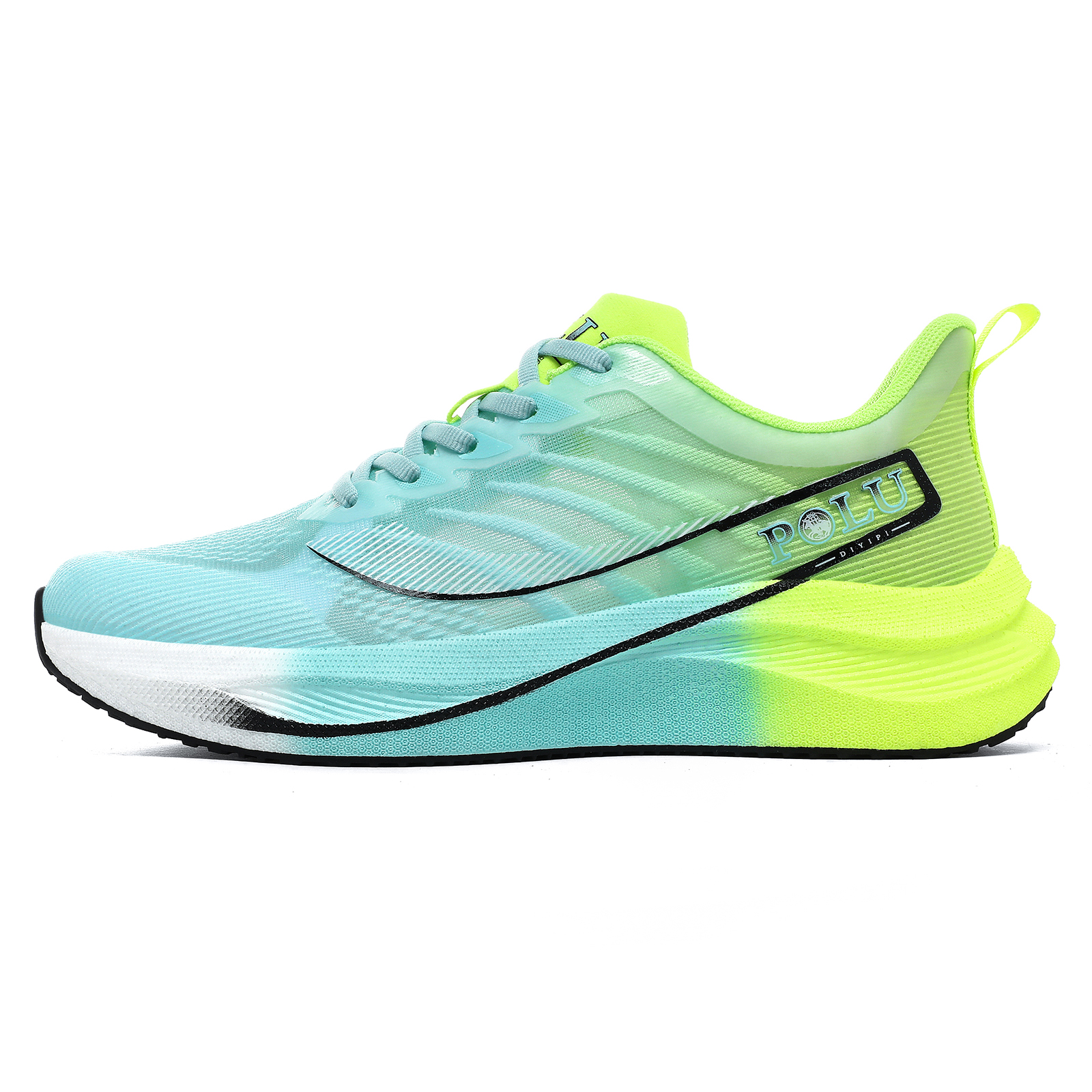 POLUDIYIPI Jie Running S7PRO Running Shoes Unisex Low Top Aurora Green