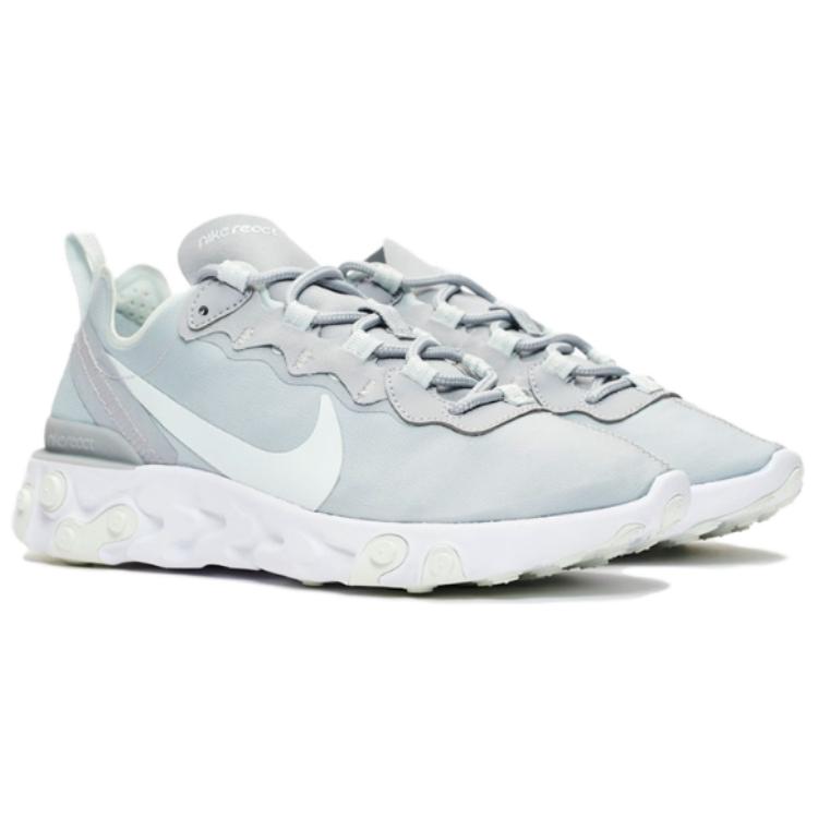 Nike React Element 55 Wolf Grey Ghost Aqua Women’s