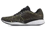 Li Ning Double Dense Cloud Cushioning Low top Running Shoes Unisex Black Orange