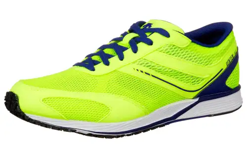 DESCENTE Cushioning, Wear Resistant Low top Casual Running Shoes Unisex Yellow Blue