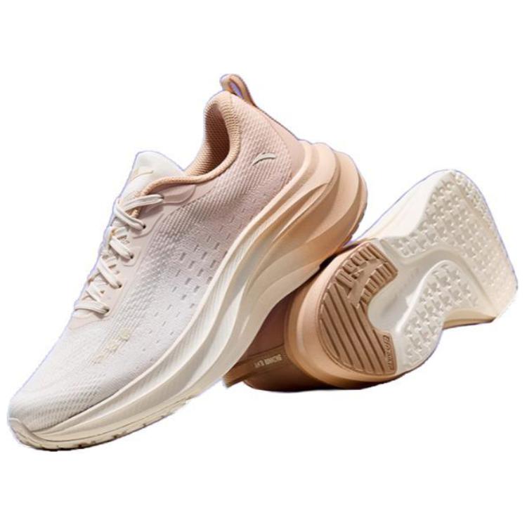 Anta Leaves 2.0 Slip Resistant Abrasion Resistant Low top Casual Running Shoes Women’s Beige Brown