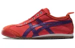 Onitsuka Tiger MEXICO 66 Slip on Comfortable And Trendy Low top Casual Shoes Unisex Pepper Red