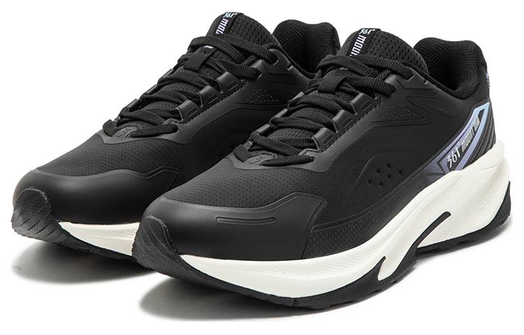361° Cushioning Abrasion Resistant Waterproof Low top Running Shoes Women’s Black Blue