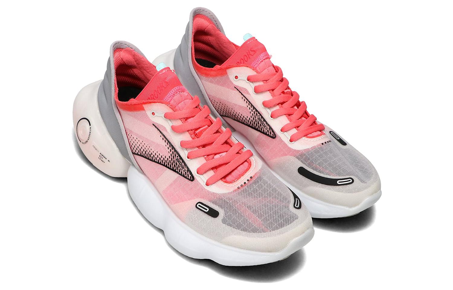 Aurora x Brooks Abrasion Resistant Cushioning Low top Outdoor Function Purple Violet Women’s White Pink