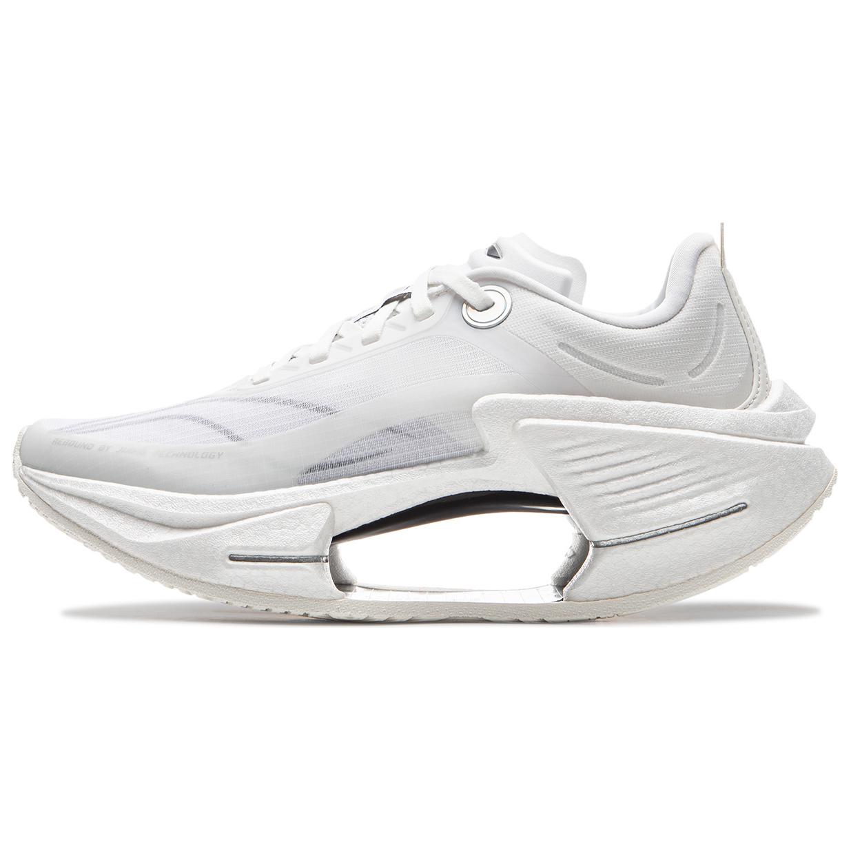 Li Ning Shadow 3 Essential Fabric Cushioning Support Rebound Low top Casual Running Shoes Women’s White