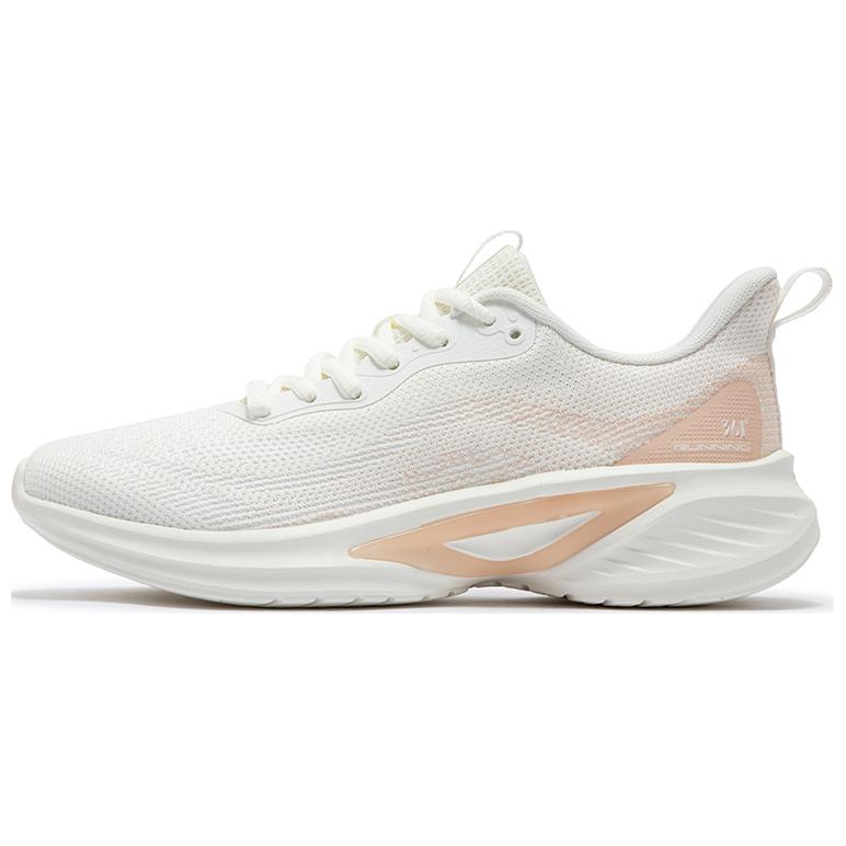 361° Slip Resistant Abrasion Resistant Low top Casual Running Shoes Women’s White Orange