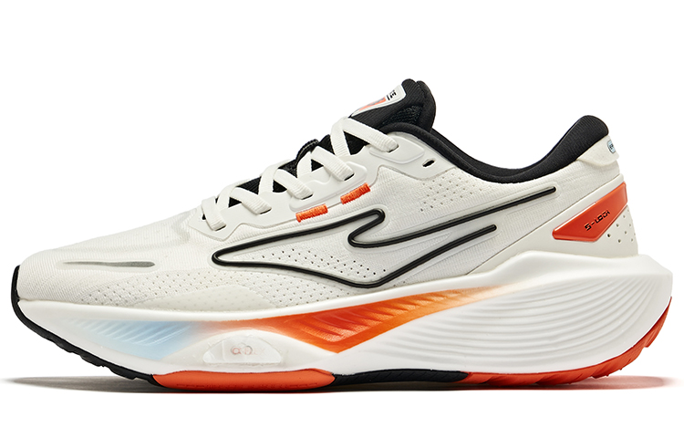 Erke Qidan 5.0 Running Shoes Women’s Low Top Microcrystal White Jet Black