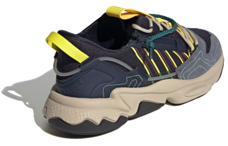 Мужские кроссовки adidas Ozweego Zip (темно-синие) — фото 4