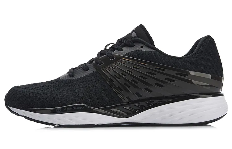 Li Ning Textile, TPU Cushioning Slip Resistant Abrasion Resistant Breathable Rebound Lightweight Low top Running Shoes