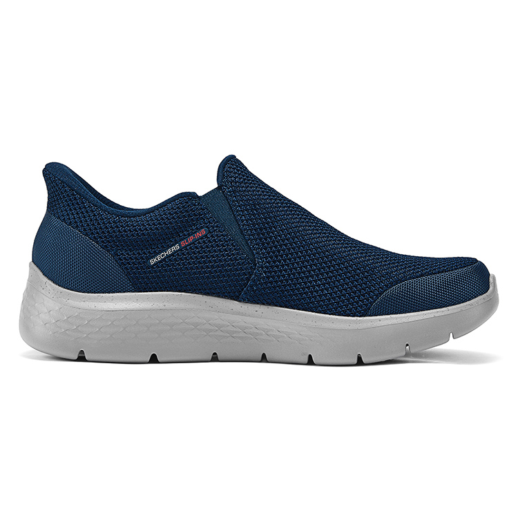 Skechers Slip Ins Slip on Flash Shoes Cushioning, Wear Resistant Low top Casual Shoes Men’s Marine Blue