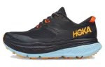HOKA ONE ONE Stinson ATR 6 Running Shoes Men's Low Top Black/Blue/Orange