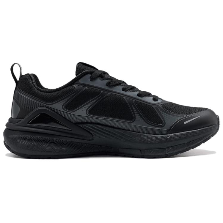 PEAK Cushioning Abrasion Resistant Support Low top Running Shoes Men’s Black Paloma Gray