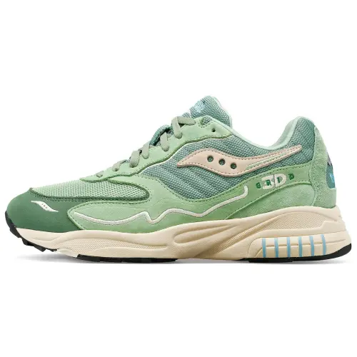saucony 3D Grid Hurricane Premium 'Green Cream'