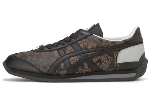 Onitsuka Tiger California 78 Comfortable Abrasion Resistant Low top Running Shoes Men's Black Brown