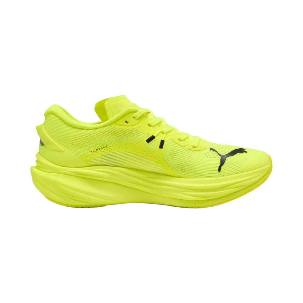 PUMA Deviate NITRO 3 Fabric Abrasion Resistant Lightweight Low top Casual Running Shoes Men’s Yellow