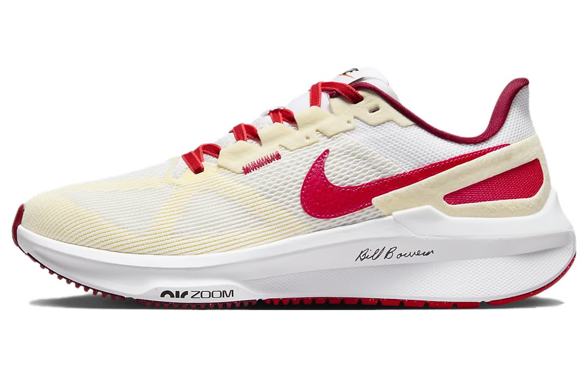 Nike Zoom Structure 25 Comfortable and Versatile Mesh Upper Low-top Casual Long-distance Urban Commuting Running Shoes Men's Off-White