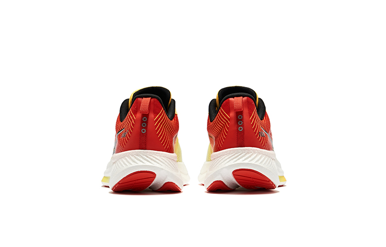 Saucony RIDE Yutuo 17 Mesh, Textile Cushioning Low top Training Running Shoes Men’s White Yellow