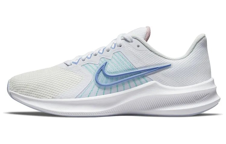 Nike Downshifter 11 Low Top White/Blue Women's