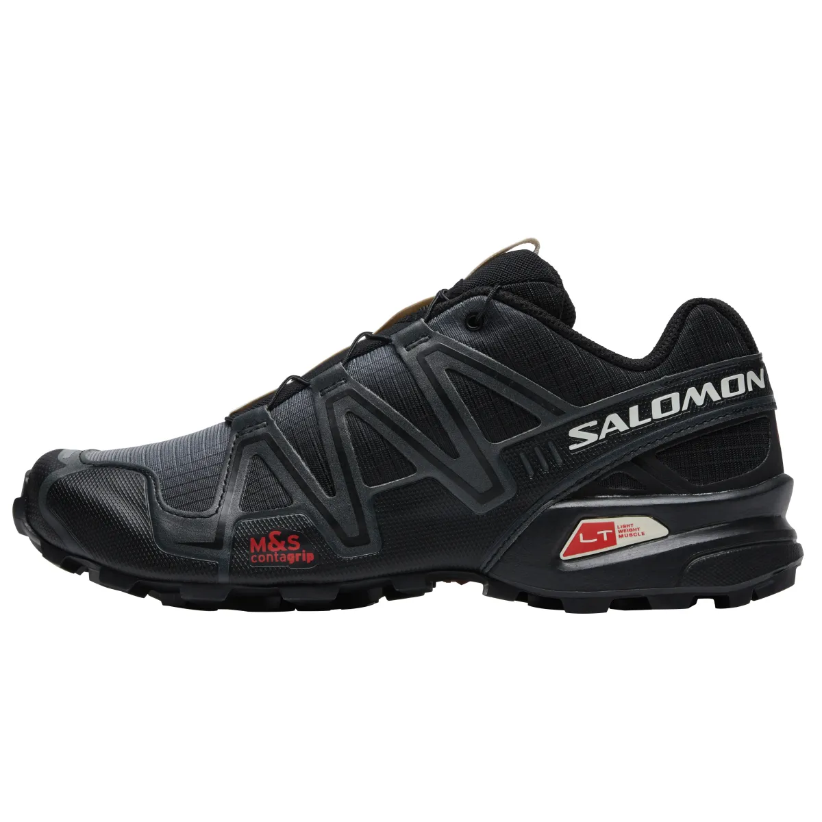 SALOMON Speedcross 3 Low top QuickLACE/ Casual Trail Running City Commuting Athletic Shoes Unisex Black Red